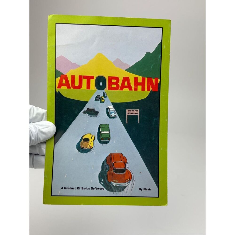 1981 Autobahn by Sirius Software for Apple II & Apple II Plus EY2443